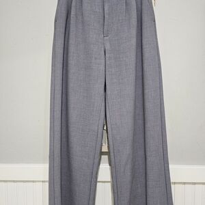 Abercrombie & Fitch Gray Wide-Leg Trousers Size Short Small